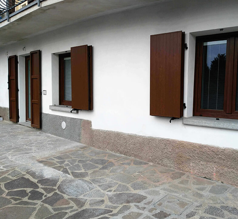 Ristrutturazione con serramenti in PVC Linea Innova Ristrutturazione con serramenti in PVC Linea Innova